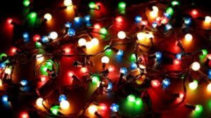 Christmas lights depicting a prosperous Christmas for alchoholics